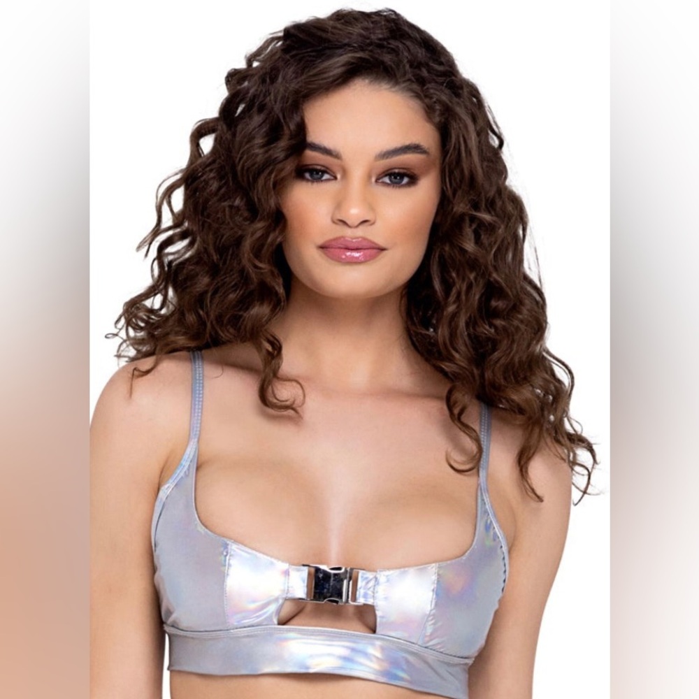 Hologram Underwire Rave Top